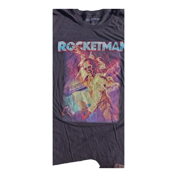 Rocketman Movie T Shirt Black 2X 2019 Musical Drama Film Elton John Rock - Picture 3 of 5